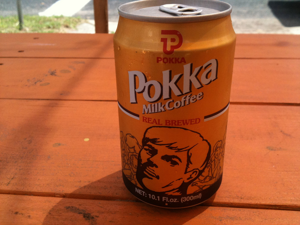 Pokka coffee, the first canned coffee