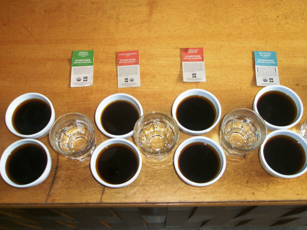 Coffee tasting