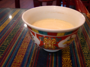 Tibetan yak butter tea