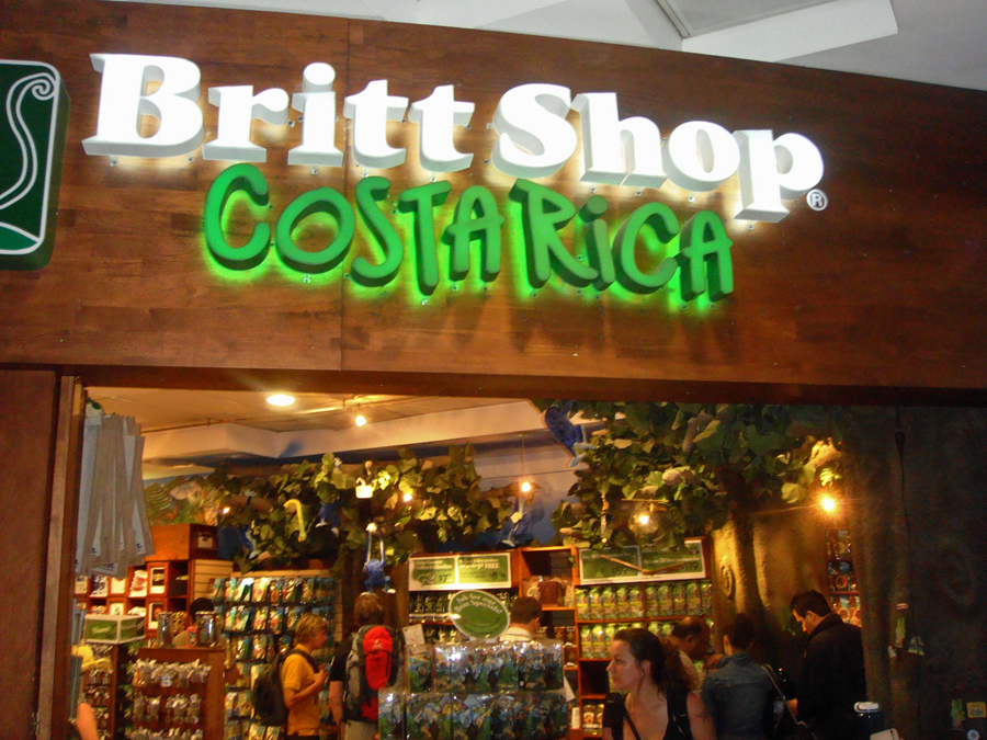 Cafe Britt Store, SJO, Costa Rica